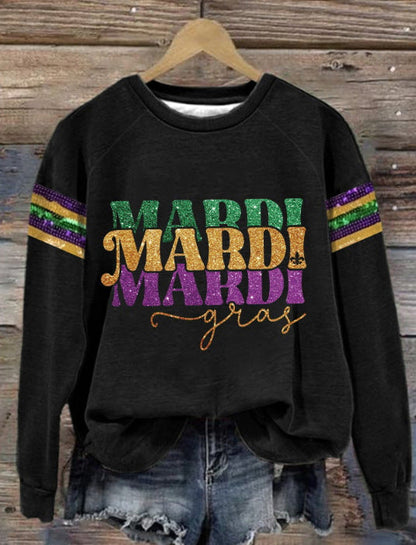 Men's and women's Christmas printed round-neck sweater by My Store