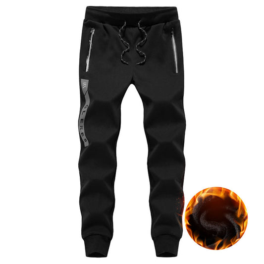 Men's winter Korean-style Haren sports pants in a casual tapered design
