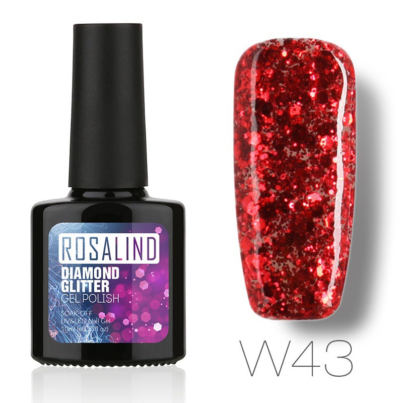 Nail Diamond gel nail polish by My Store in a clear cosmetic jar