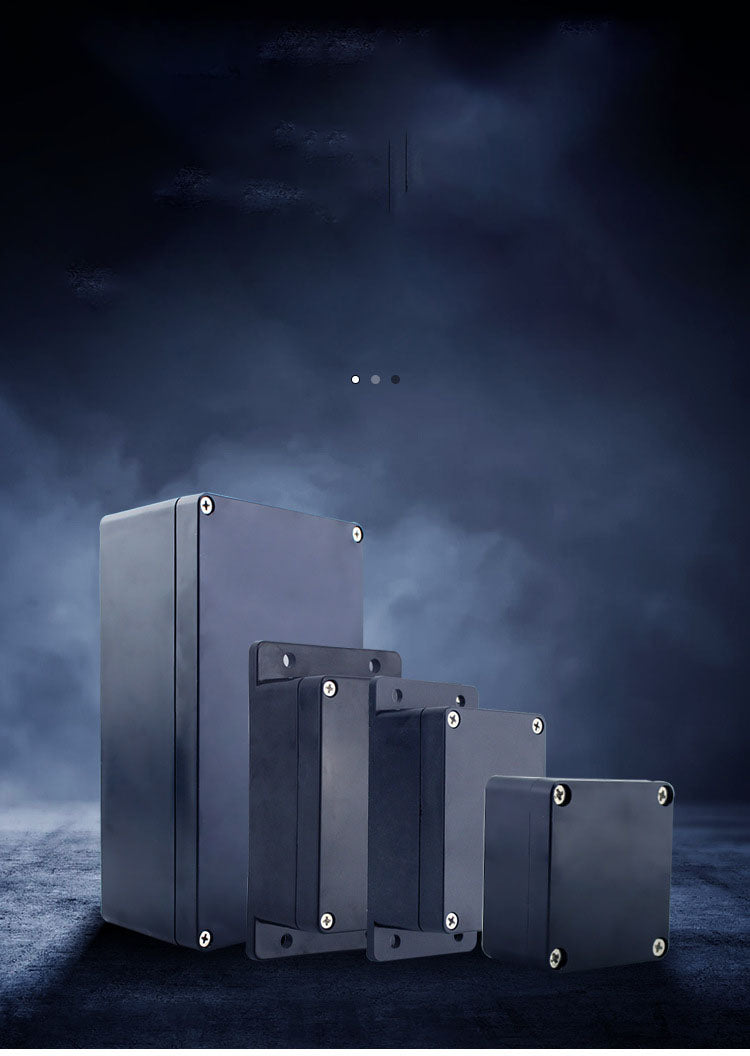 Power Box plastic shell junction box, Type 0 enclosure viewed from the exterior