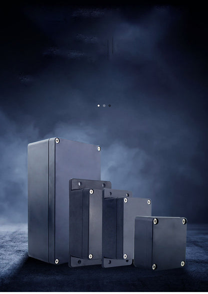 Power Box plastic shell junction box, Type 0 enclosure viewed from the exterior