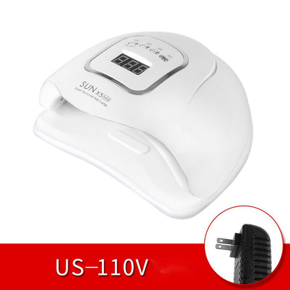 Quick dry nail phototherapy machine with LED UV lamp for curing gel polish