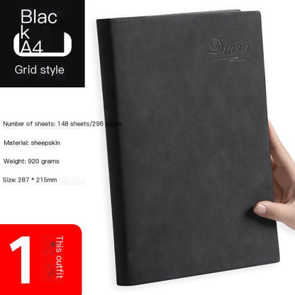 A4 Thick Large Notebook for Office and Business Use