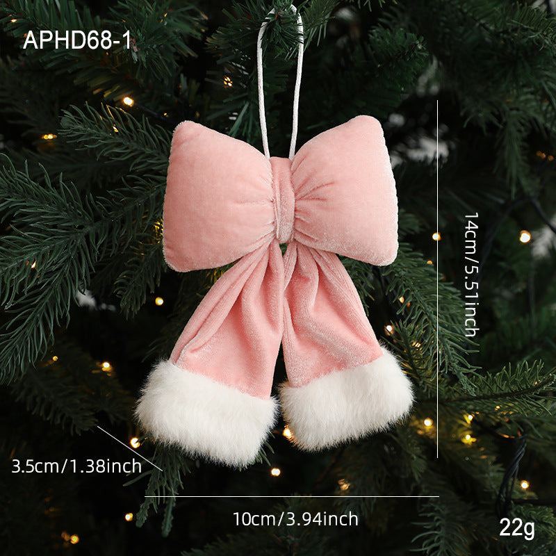 Christmas tree ornament hanging decorations displayed in assorted festive designs