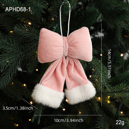 Christmas tree ornament hanging decorations displayed in assorted festive designs