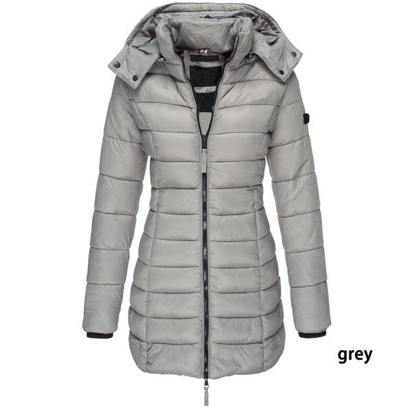 Lady warm coat by My Store in a classic design for cold weather layering
