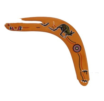 Wooden revolving V-shaped flying back dart outdoor sports equipment