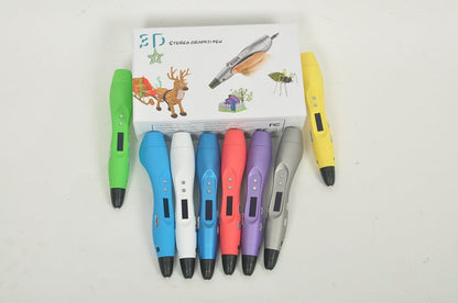 Print pen by My Store, black ink pen shown upright
