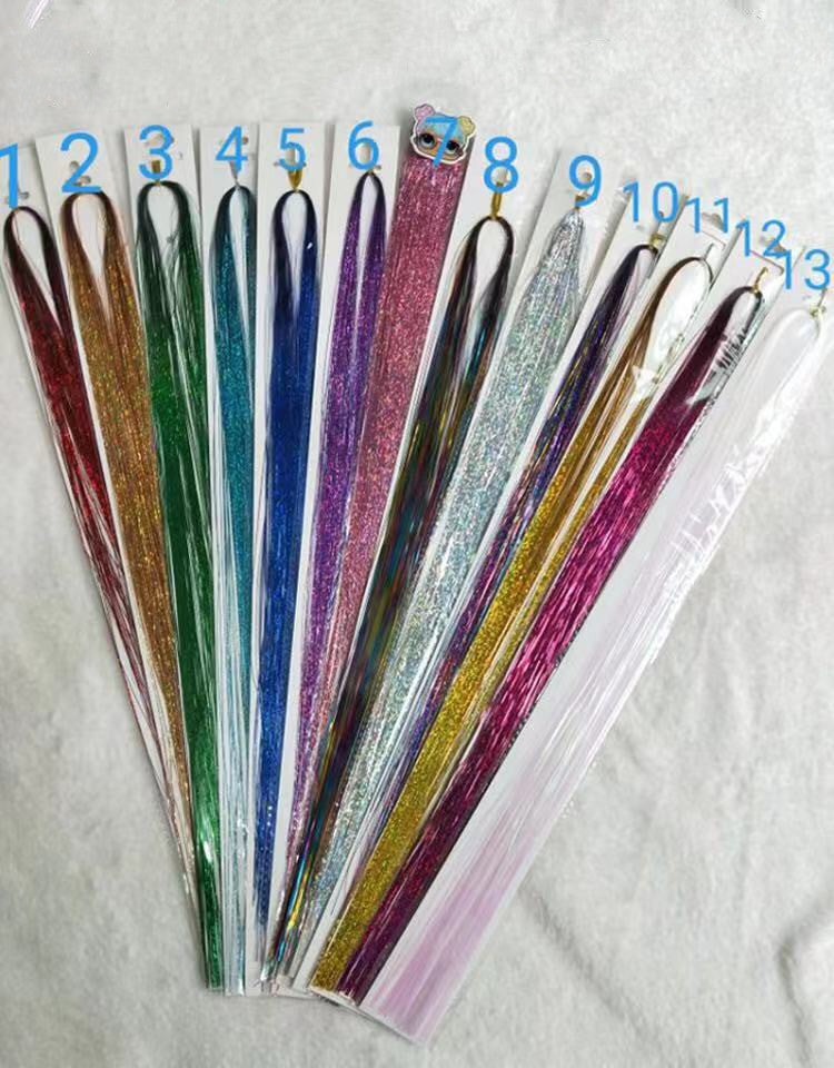 Laser hair color hair extension by My Store, shown in a close-up view