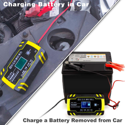 Motorcycle pulse battery charger by My Store shown against a plain background