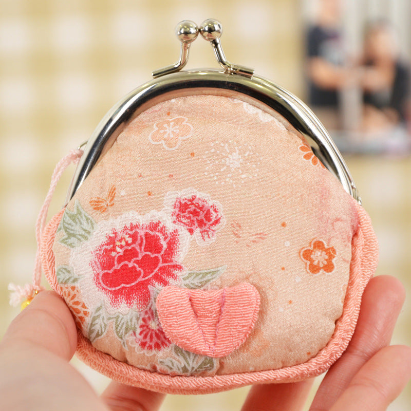 And The Wind Wings owl coin bag handbag in crepe with bottom buckle detail, ZB077 product style