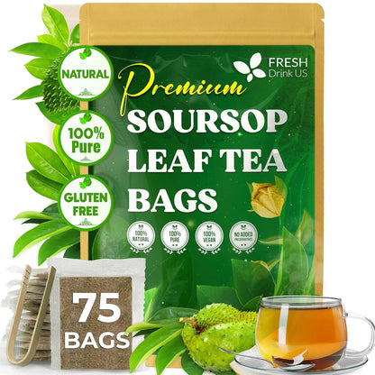 Premium Soursop Graviola Leaf Tea Bags