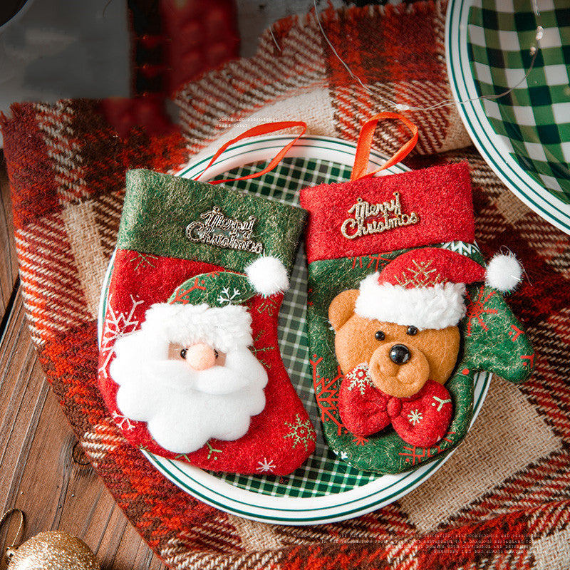 Christmas decorations scene layout stickers by My Store featuring festive holiday imagery