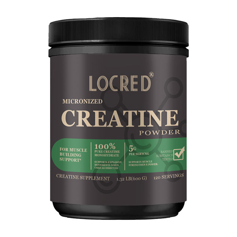 Creatine powder supplement by My Store in a simple white container