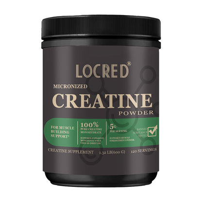 Creatine powder supplement by My Store in a simple white container