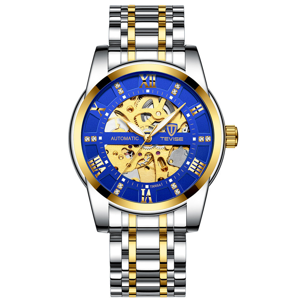 Mechanical watch with hollowed-out steel bracelet from My Store