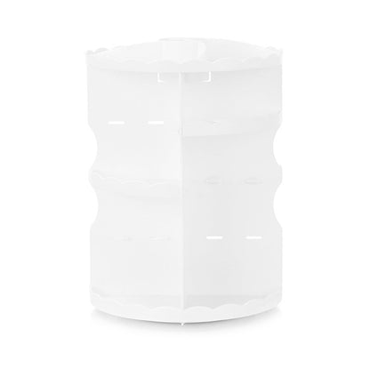 Multi-function cosmetics storage box with compartments for organizing makeup and beauty products