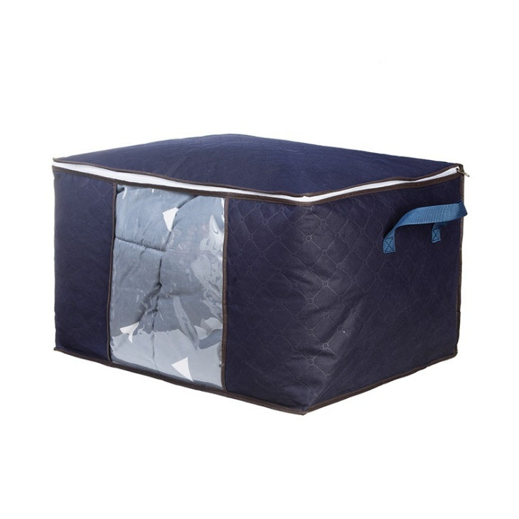 Large quilt storage bag, non-woven dustproof clothing organizer for moving and home storage