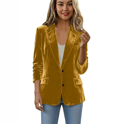 Two-button long-sleeve blazer by My Store in a structured silhouette
