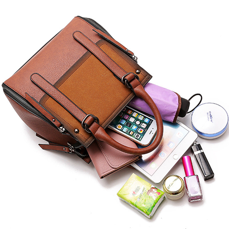 BACKUPMYFILESNOW® women's tote bag and crossbody bag with stylish design and spacious compartments, perfect for daily use.