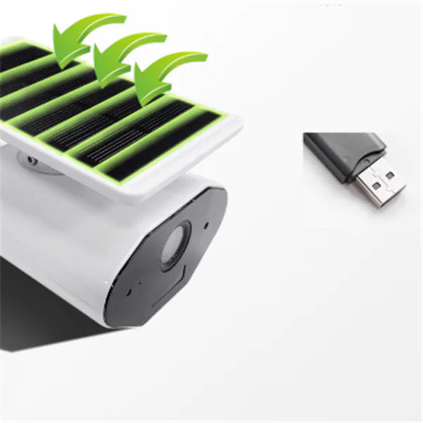 Solar Outdoor Security Camera with Waterproof Design