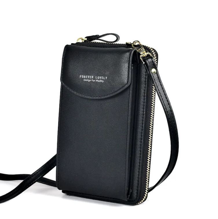 Lux Chic PU leather handbag by BACKUPMYFILESNOW® featuring sleek design, top handle, and spacious interior.