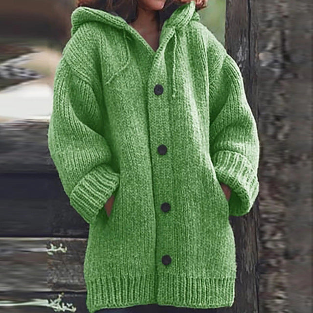 Warm sweater coat by My Store in a cozy knit design