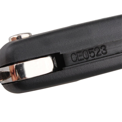 Peugeot car key key fob, front view