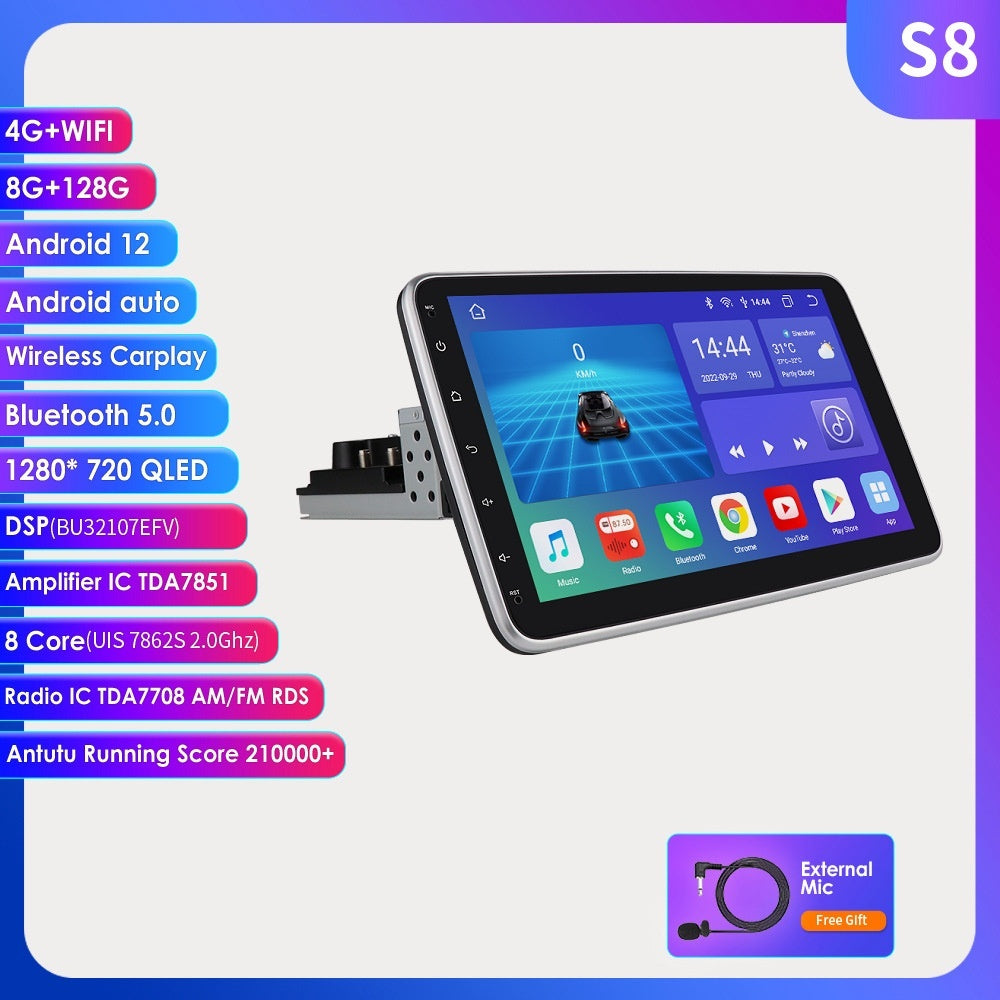 Android Large Screen 101-inch Universal Rotation Shaking Head Doll For Car All-in-one Navigation Machine