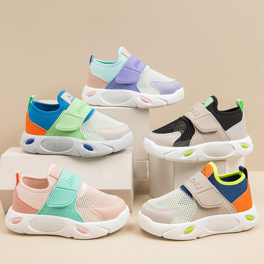 Boys' lightweight slip-on shoes with soft soles and breathable design, My Store brand