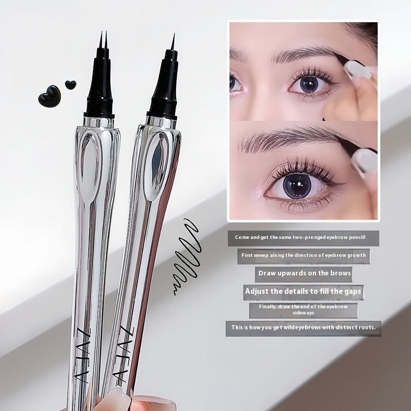 Women's non-decolorizing lower eyelashes eyeliner by My Store, black cosmetic pencil close-up