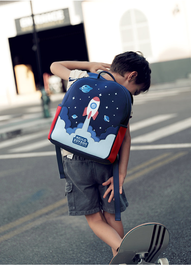 Children's spine care schoolbag with cute design by My Store