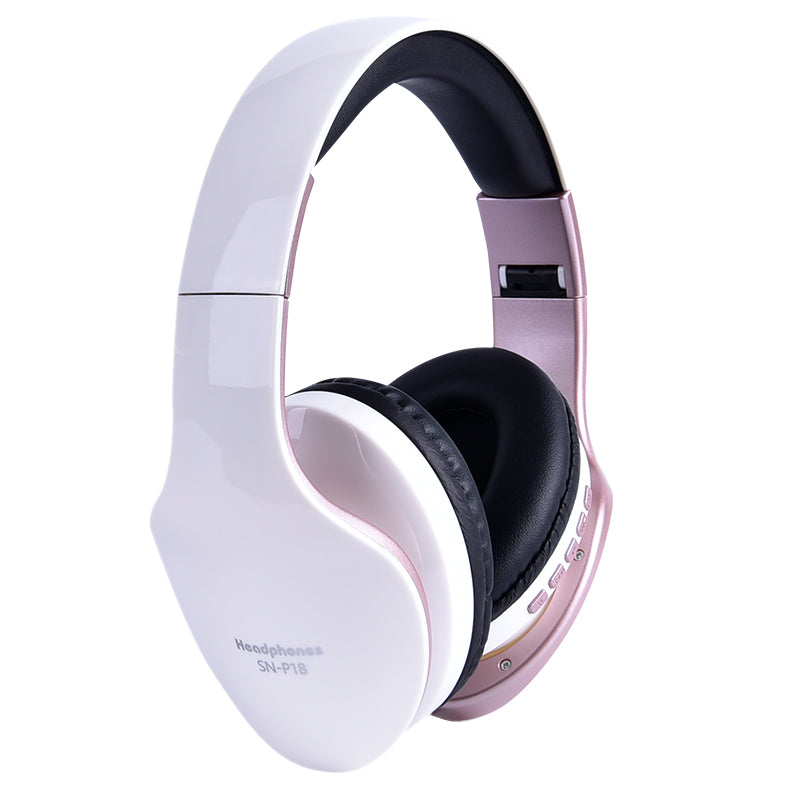 Bluetooth headset earphone with wireless design and cushioned ear pads, My Store brand