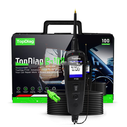 Automotive circuit battery tester with digital display for vehicle electrical system diagnostics