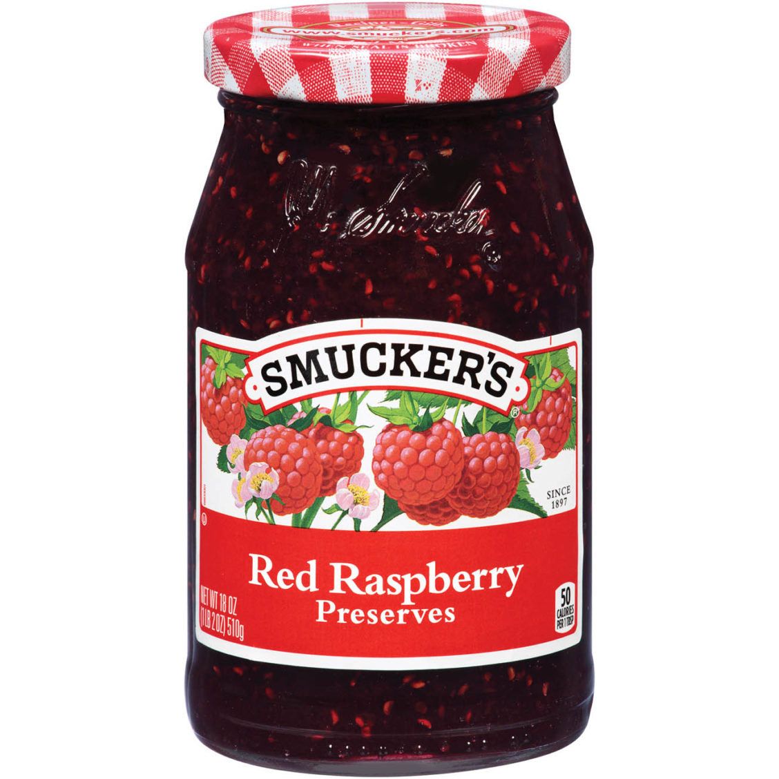Smucker's Red Raspberry Preserves, 12 Ounces