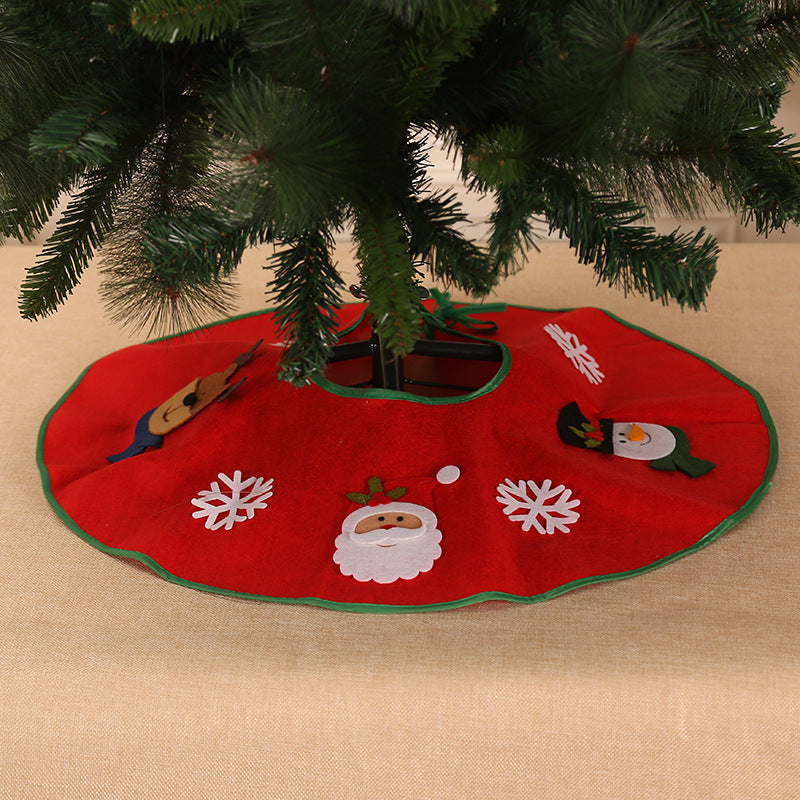 Christmas tree decorations displayed in festive seasonal colors and shapes