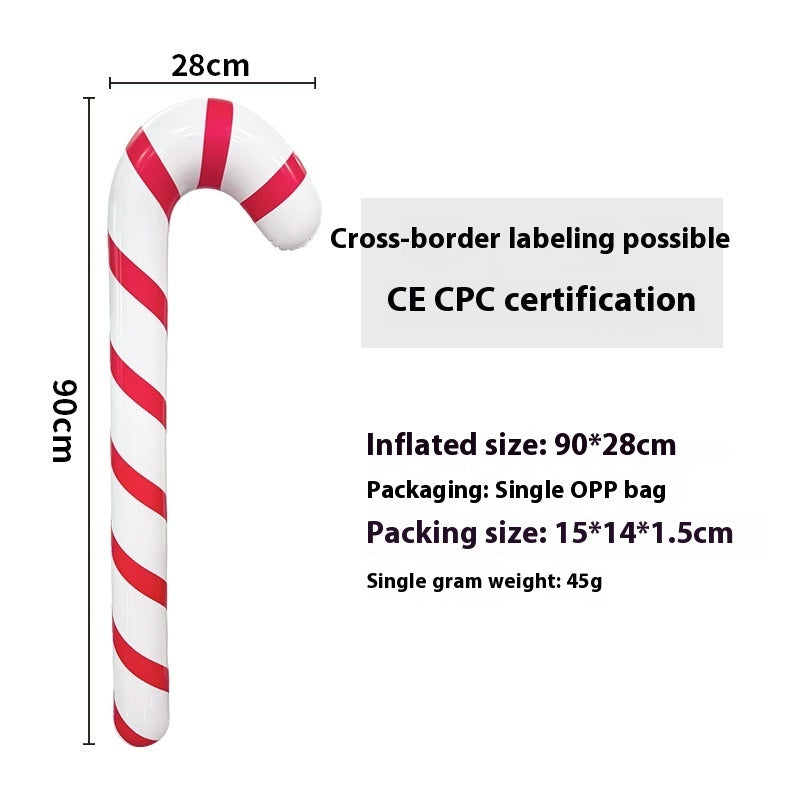 Inflatable Christmas ball outdoor garden decoration with festive holiday design