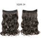 Adjustable Synthetic Hair Curtain Wig for Women