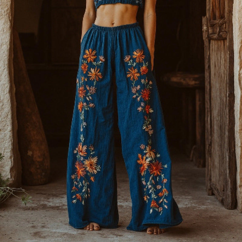 Summer loose casual versatile pants in a relaxed fit