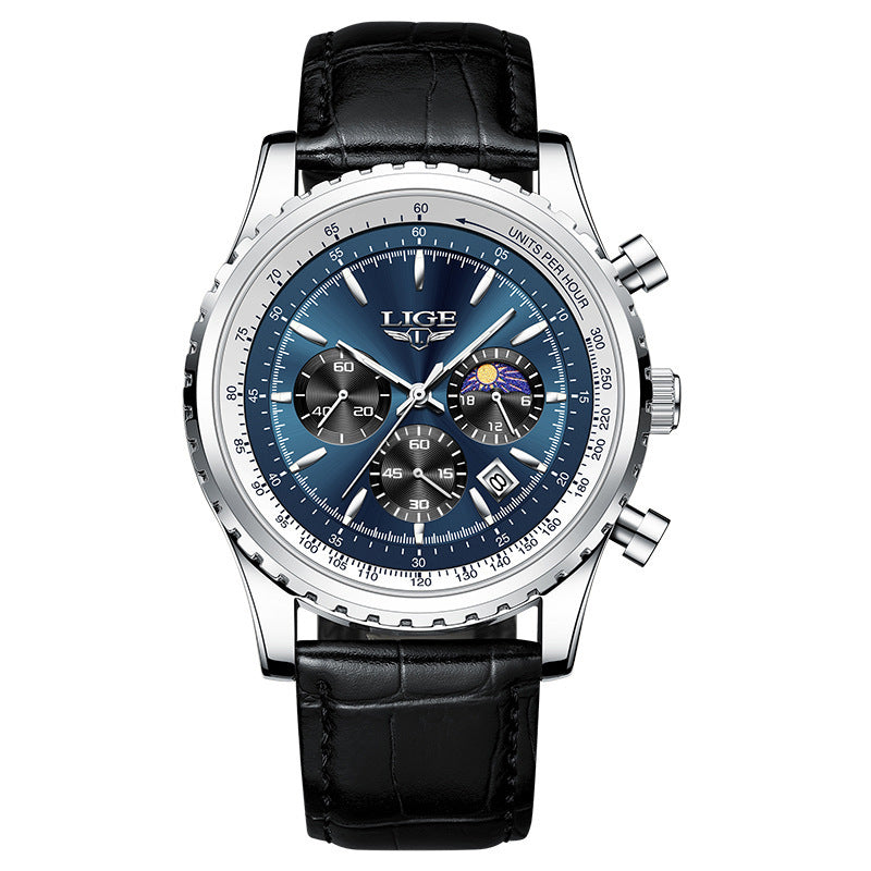 Men's multifunctional waterproof watch by My Store with a durable design and clear analog display
