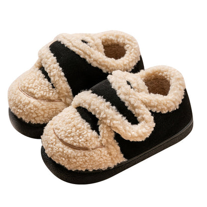 Children's cotton winter shoes in Korean style by My Store, soft padded design for kids