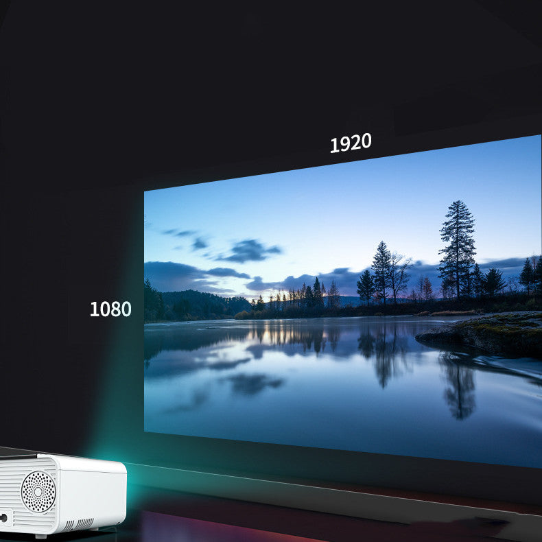 HD home wireless projector by My Store displayed in a compact design