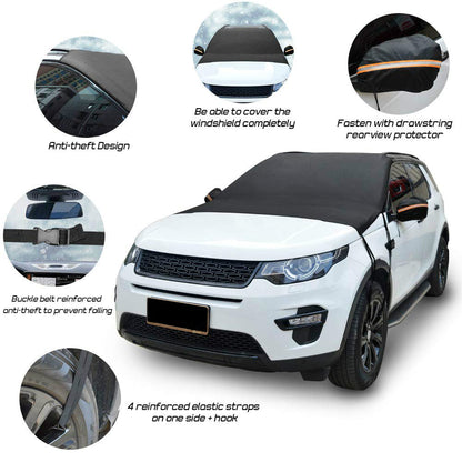Fashion car front windshield snow cover for winter weather protection