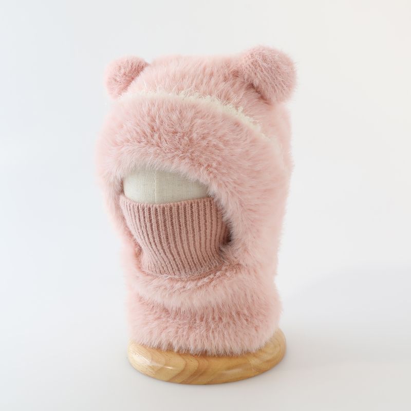 Warm windproof knitted wool hat with earflaps by My Store