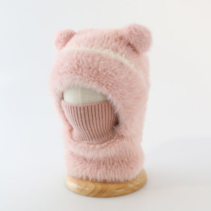 Warm windproof knitted wool hat with earflaps by My Store