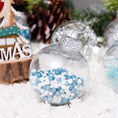 Christmas Decorations 24 6CM Christmas Balls set in assorted festive colors and finishes