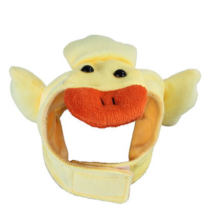Funny pet dog cat costume warm hat photo prop headwear on a pet