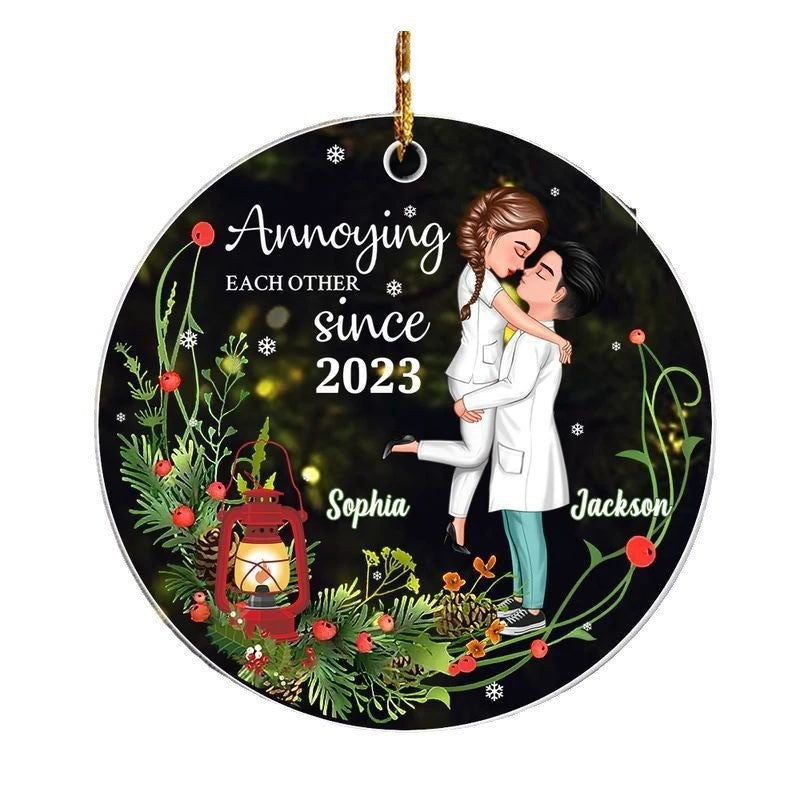 Christmas tree pendant ornament with festive holiday decoration design