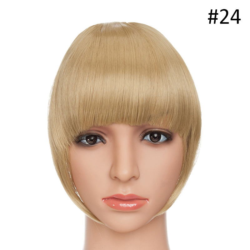 3D clip-in bangs hair extensions by My Store, shown in a natural-looking style