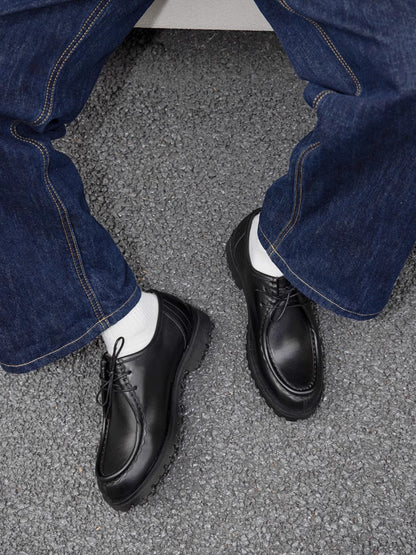 Retro men's leather shoes in spring-autumn style by My Store